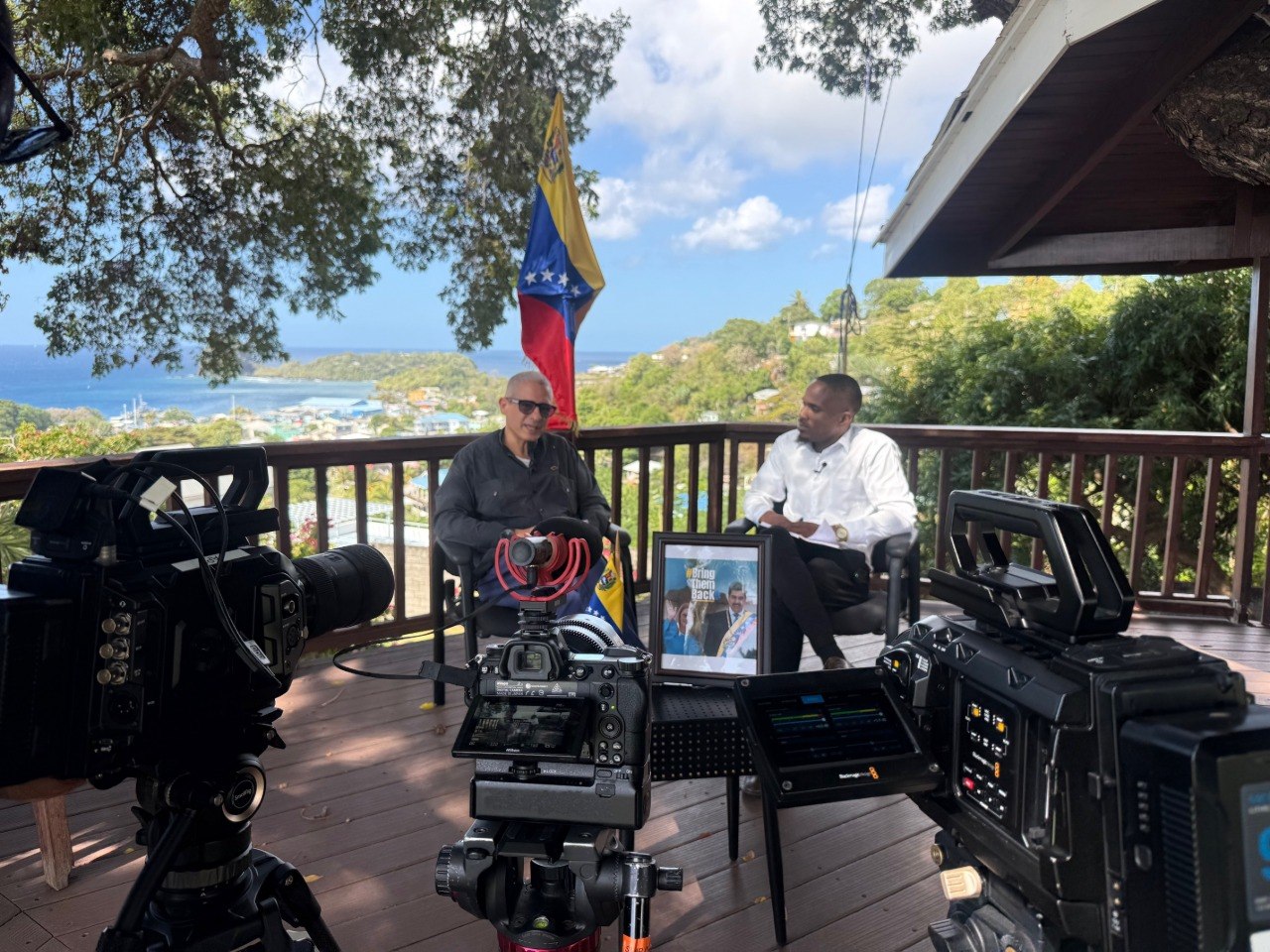 #BringThemBack: Exponen actualidad política de Venezuela ante medios de comunicación de San Vicente y Granadinas